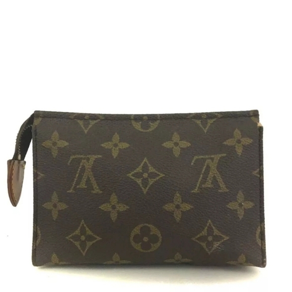 Louis Vuitton Monogram Poche Toilette 15 Cosmetics Pouch Purse - Picture 2 of 11